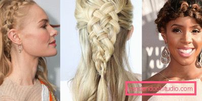 pričeske iz pletenice Odlitki iz pletenice - top 10 styling z pletenicami