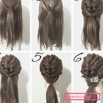 Najlažje pričeske za vsak dan - vrh hitro styling v 5 minutah