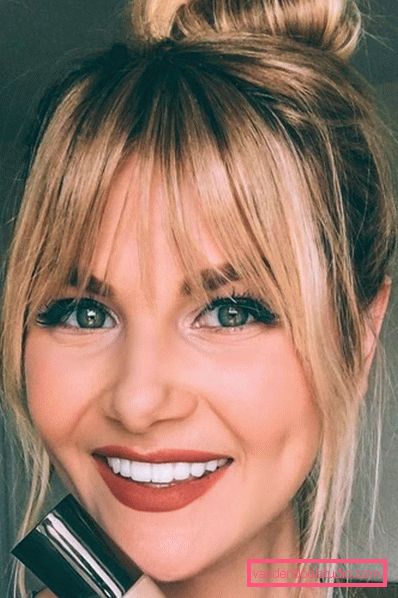 moda šiška 2018 Najbolj modna bangs 2019 - odbitki z Šiška za dolgo