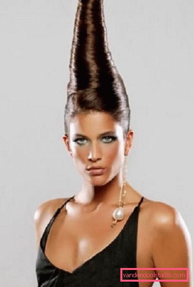 Najbolj nenavadne frizure - lepa in izvirna styling.