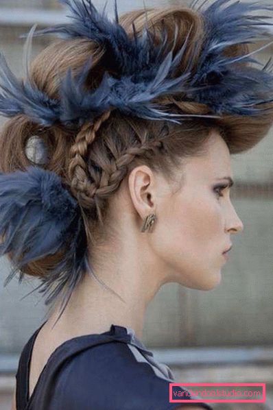Najbolj nenavadne frizure - lepa in izvirna styling.