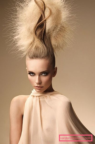 Najbolj nenavadne frizure - lepa in izvirna styling.