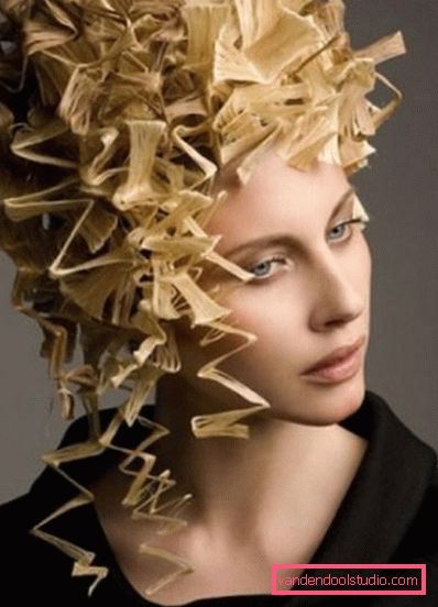 Najbolj nenavadne frizure - lepa in izvirna styling.