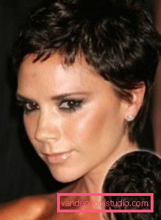 Frizura Victoria Beckham - različne starinske frizure
