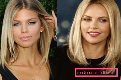 Odbitki za srednje dlake. Modni trendi in klasika - fotografija