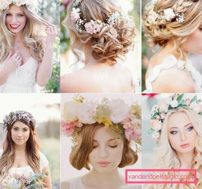 Poročne frizure 2019 - 300 aktualnih fotografij