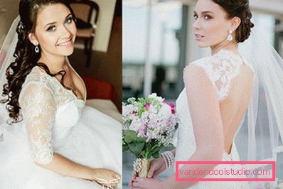 Poročne frizure 2019 - 300 aktualnih fotografij