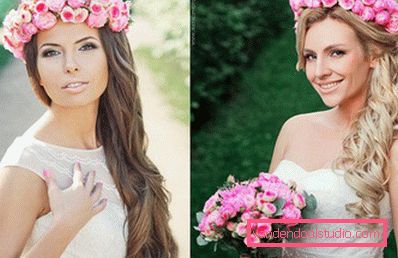Poročne frizure za dolge lase - 250 dejanskih fotografij
