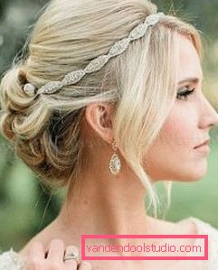 Poročni nakit za nevestine lase