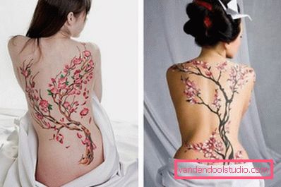 Sakura tattoo - kos japonske umetnosti tatoo