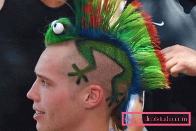 Smešne frizure Top smešni lasje za moške
