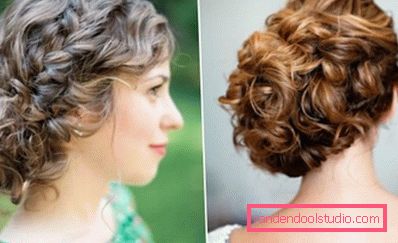pričeske na kodrastih lasih Možnosti las za kodrasti lasje - top 10 najboljših styling za kodre
