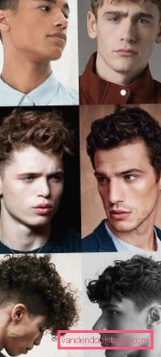 moške pričeske na kodrastih lasih Možnosti las za kodrasti lasje - top 10 najboljših styling za kodre