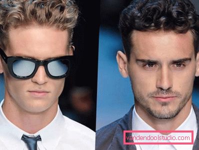 moške pričeske na kodrastih lasih Možnosti las za kodrasti lasje - top 10 najboljših styling za kodre
