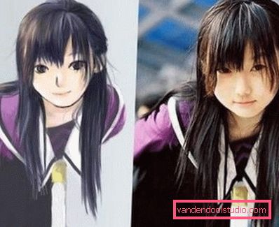 Japonske anime frizure Vse vrste japonskih frizur