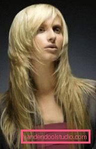 Haircut Aurora za dolge lase Ženska frizura Aurora na različnih dolžinah las