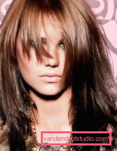 Haircut Aurora za dolge lase Ženska frizura Aurora na različnih dolžinah las